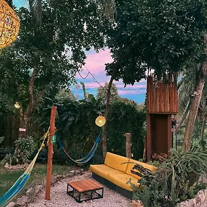 El Buho Eco-cabanas 3*, Bacalar Mexico